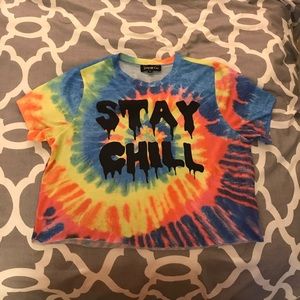 Tie-dye crop top